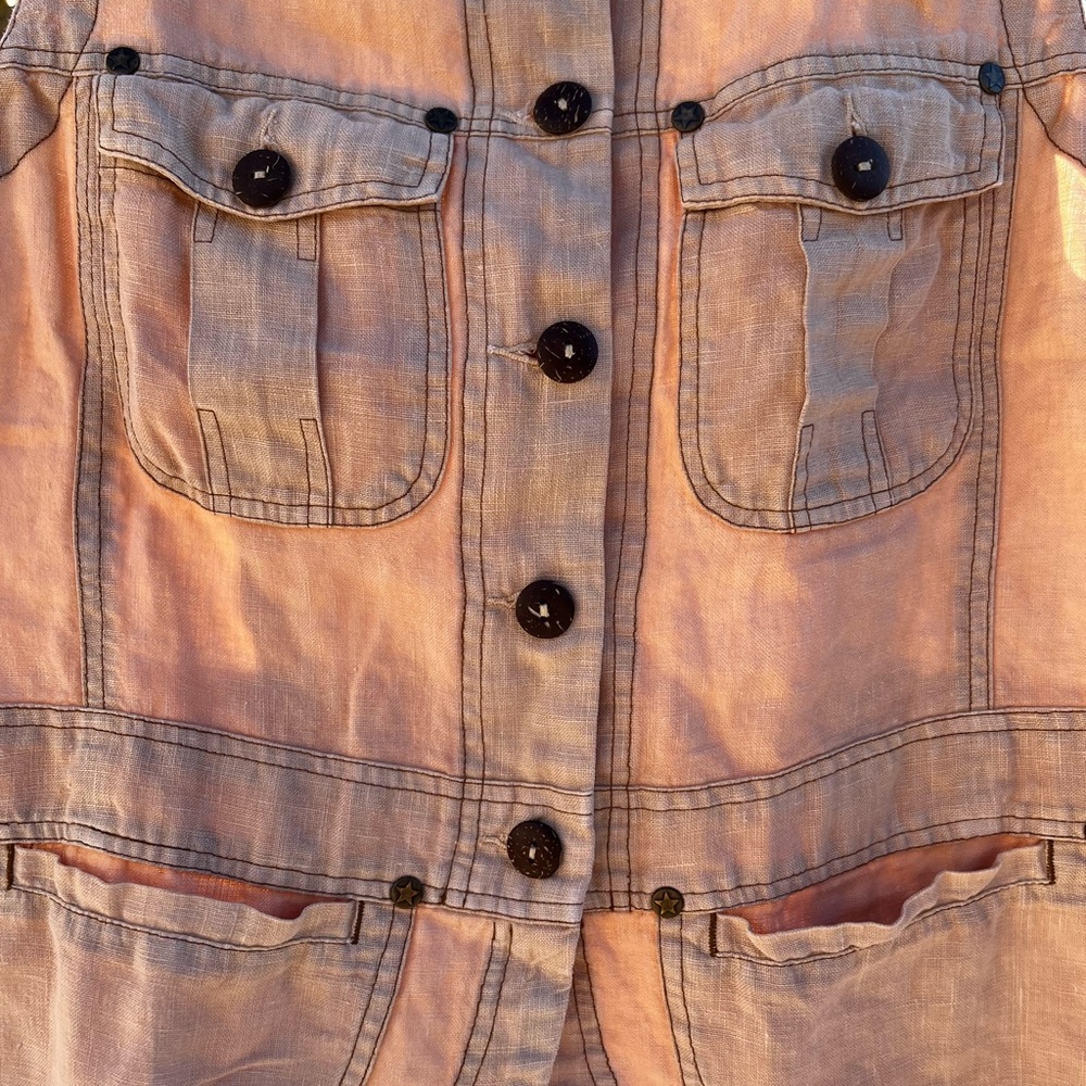 Ladies linen vest